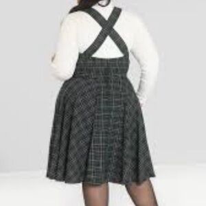 plaid midi skirt size 2xL  academia clueless